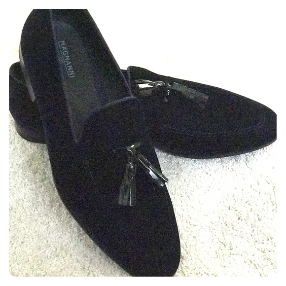 magnanni velvet loafers
